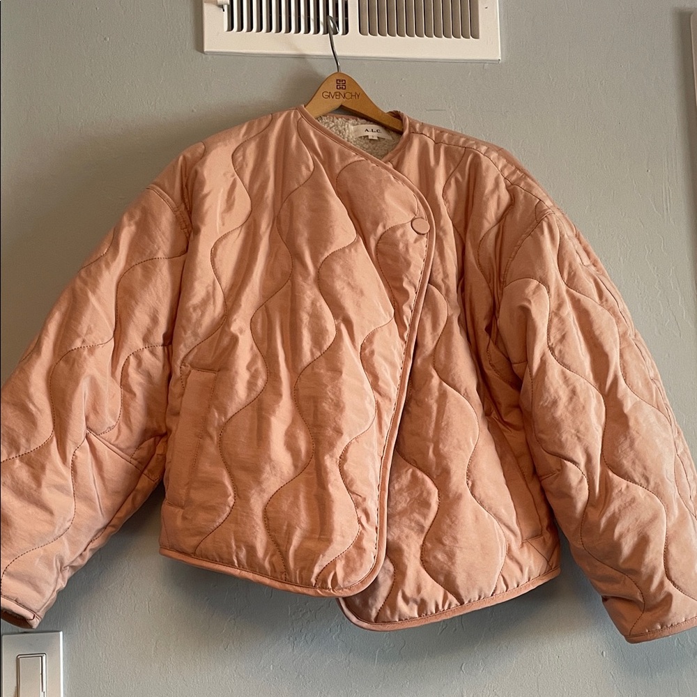 ALC Women's Pink Quilted Jacket